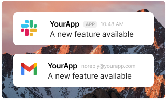 Slack and email notifications Slack and email notifications